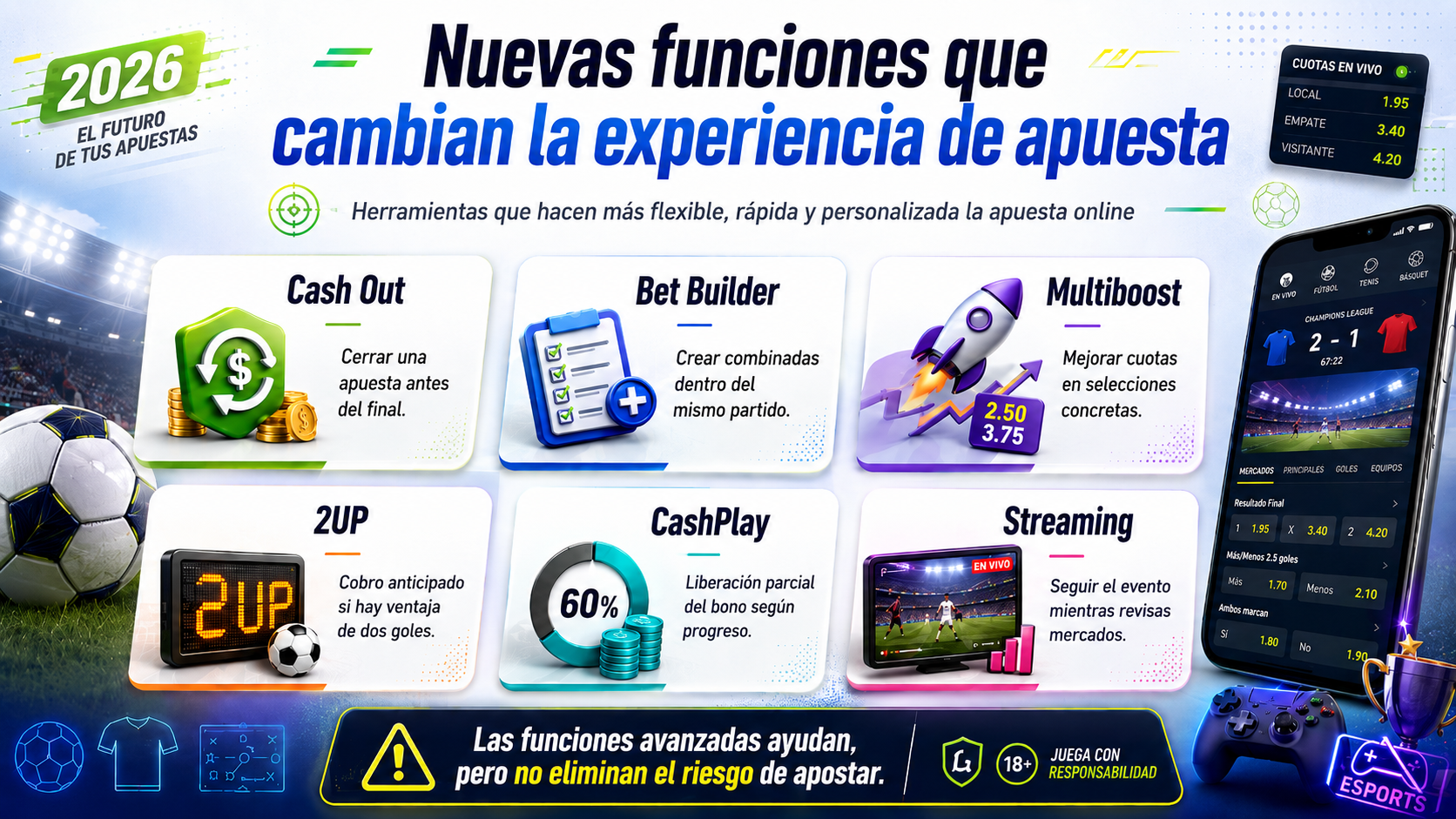 Casas de apuestas nuevas en España: novedades y características
